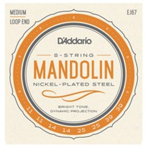 D'Addario EJ67 Nickel 11-39 Medium Mandolin Strings