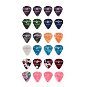 Guitar Picks by Gear4music, Pack of 24 Assorted