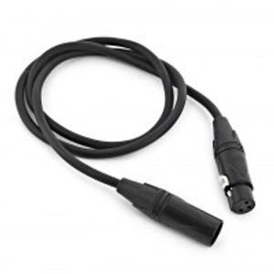 XLR (M) - XLR (F) Pro Cable, 1m