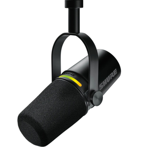 Shure Motiv MV7+ USB / XLR Dynamic Podcasting Microphone w/ LED Touch Panel (Black)
