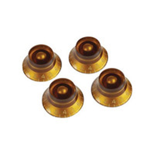 Gibson Top Hat Knobs for Electric Guitar, 4 Pack Amber