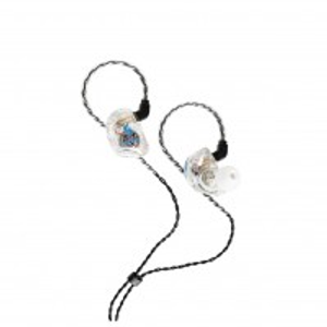 Stagg 4 Driver Sound-Isolating In-Ear Monitors, Transparent