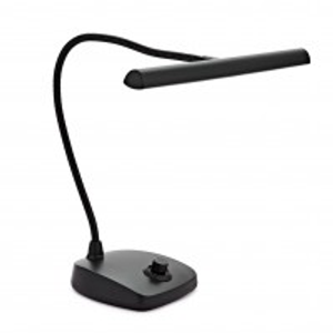 K&M 12298 LED Piano Lamp, Black, UK Plug