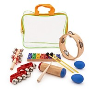 Shake and Jingle 6 Piece Kids Percussion Set by Gear4music