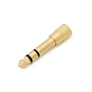 Headphone Jack Adaptor, Gold by Gear4music
