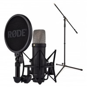 Rode NT1 Gen 5 Vocal Recording Pack with Mic Stand, Black