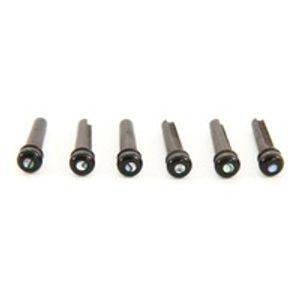 Taylor 80110 Bridge Pins, Ebony w/Abalone Dots