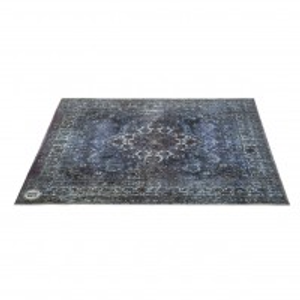 Drum N Base Vintage Persian Drum Rug Blue, 185 x 160cm