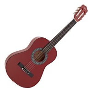 Junior 1/2 Classical Guitar by Gear4music, Red
