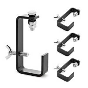 G Clamp with Truss Protector, Pack of 4, by Gear4music