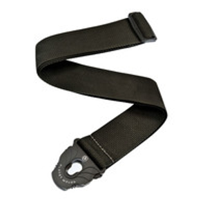 D'Addario Planet Lock Guitar Strap, Polypropylene, Black