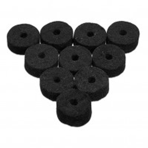 Ahead Jet Black Wool Cymbals Felts, 10 Pack