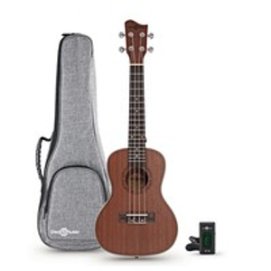 Sapele Concert Ukulele Pack by Gear4music