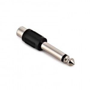 QTX 6.35mm Mono Male/RCA Phono Female Adaptor