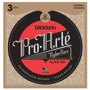 D'Addario EJ45-3D 3-Pack Pro-Arte Normal Tension