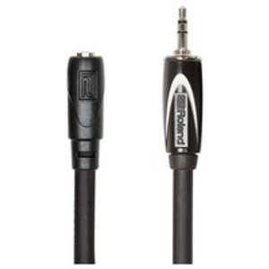 Roland Headphone Minijack Extension Cable 1/8" 25ft/7.5m