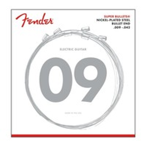 Fender 3250L NPS Bullet End Guitar Strings, 9-42