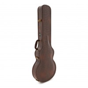 Deluxe Fitted Electric Guitar Case by Gear4music, Crocodile