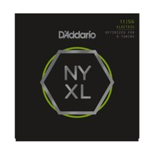 D'Addario NYXL1156 Nickel Wound, Medium Top / Ex-Heavy Bottom, 11-56