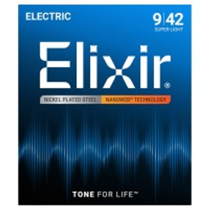 Elixir 12002 NANOWEB Super Light Strings, 09-42