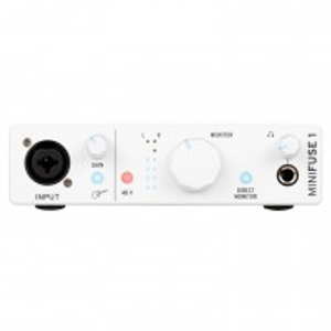 Arturia MiniFuse 1 USB Audio Interface, White
