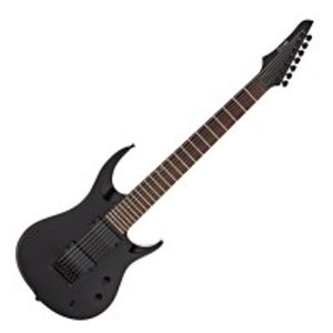 G4M 529 Electric Guitar, 7-String, Jet Black