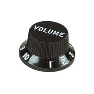 Guitarworks Guitar Volume Control Knob, Black