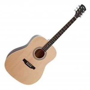 Dreadnought Acoustic Guitar by Gear4music, Natural