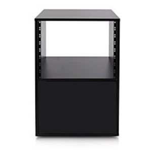 Studio Rack Cabinet by Gear4music, Black