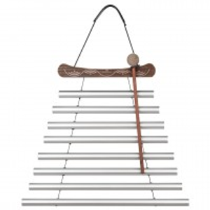 Meinl Sonic Energy Meditation Flow Chime 24", 432 Hz, 8 Notes, Silver
