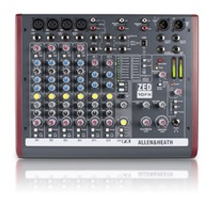 Allen and Heath ZED-10FX USB Compact Stereo Mixer