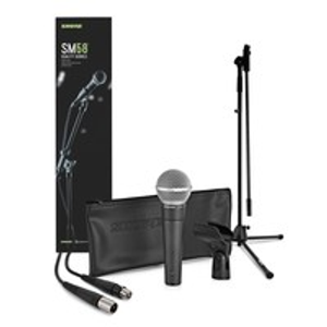 Shure SM58 Dynamic Vocal Mic Quality Bundle with K&M Stand and Sommer Cable