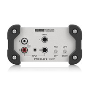 Klark Teknik DI 22P PRO DI AV 2 Professional Passive Stereo DI Box