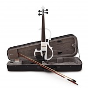 Electric Violin by Gear4music, White