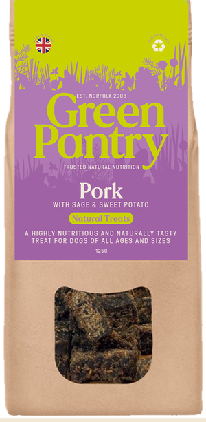 Pork with Sage &amp; Sweet Potato, Air-Dried Treat. - 25g
