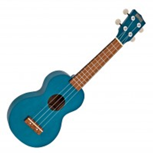 Mahalo Kahiko Ukulele, Transparent Blue