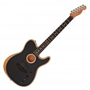 Fender Acoustasonic Player Telecaster, Brushed Black