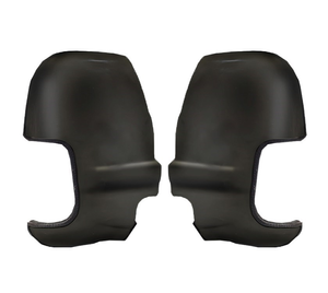 Premium Short Arm Motorhome Mirror Protectors - Ford Transit - Black