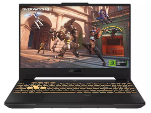 ASUS Gaming Laptop TUF F15 - 12th Generation H-Series i5 16GB RAM 512GB SSD Backlit KB NVIDIA RTX 3050 Graphics 15.6" 144Hz IPS FHD Screen