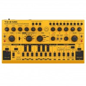Behringer TD-3-MO Modded Out Analogue Bass Line Synthesizer, Yellow