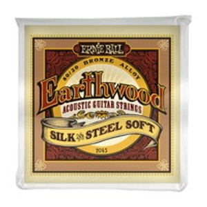Ernie Ball Earthwood 2045 Silk & Steel Soft Set