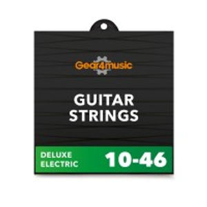 Deluxe Electric Guitar Strings by Gear4music, Light