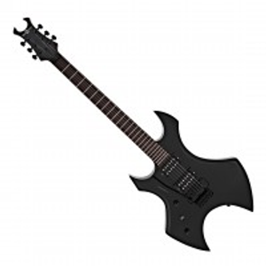 Harlem X Left Handed Electric Guitar by Gear4music, Black