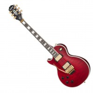 Epiphone Alex Lifeson Les Paul Custom Axcess Quilt Left-handed, Ruby