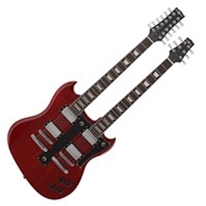 Brooklyn Double Neck Guitar by Gear4music - Nearly New