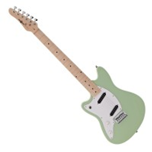 Seattle Left Handed Electric Guitar by Gear4music, Seafoam Green