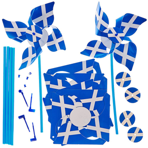 Kit de moulin à vent avec le drapeau écossais