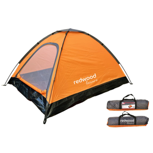 Redwood 2 People Pop Up Dome Tent – Waterproof Lightweight Camping Tent for Festivals and Outdoor Trips