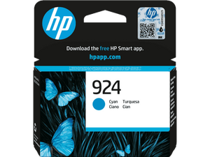 Genuine HP 924 Cyan Ink Cartridge High Yield