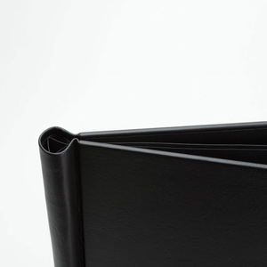 Fotospeed Spring Back Binder A4 Landscape 15mm - Leather Black